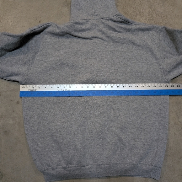 VTG Jansport WSU Cougars Hoodie Full Zip Gray Flaws USA Made Mens XL - Picture 10 of 11